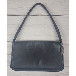 Coach Black Leather Shoulder Bag